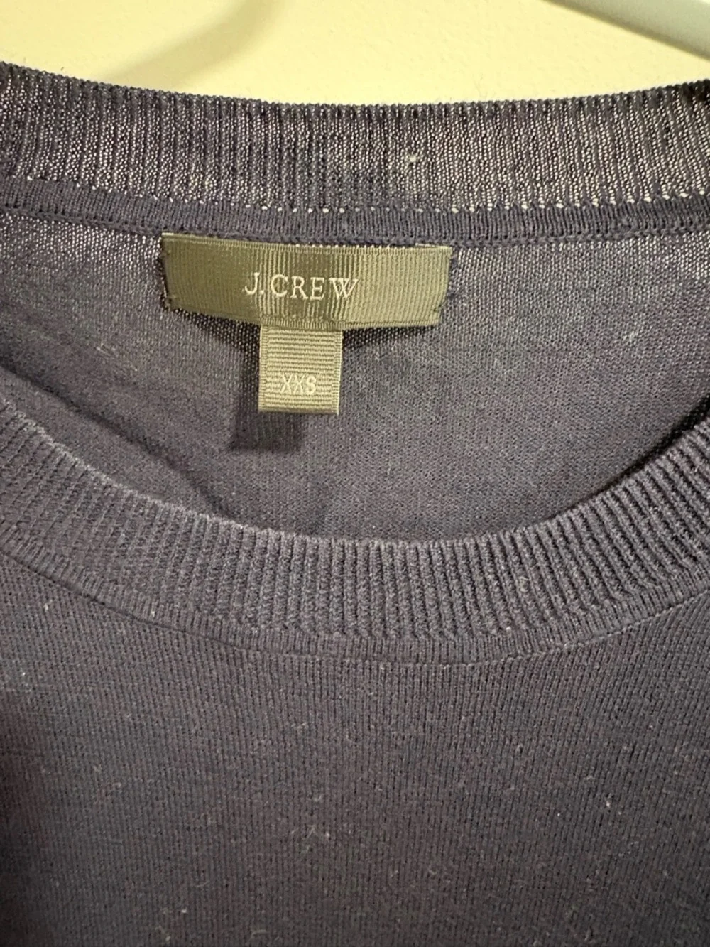 J. Crew Navy Crewneck Pullover